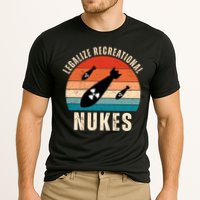 Legalize Recreational Nukes Funny Retro Cooling Performance Crew T-Shirt