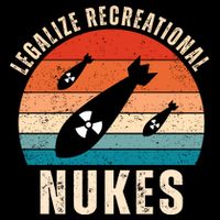 Legalize Recreational Nukes Funny Retro Cooling Performance Crew T-Shirt
