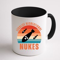 Legalize Recreational Nukes Funny Retro Mug