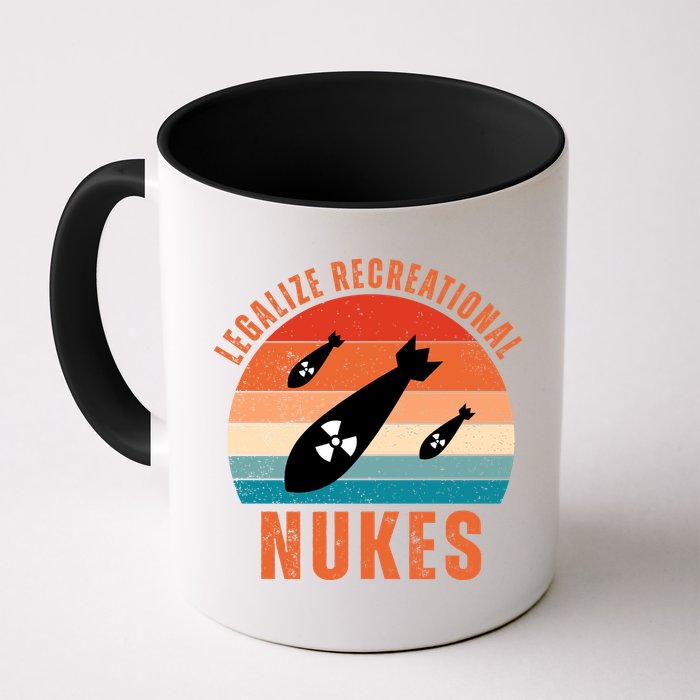 Legalize Recreational Nukes Funny Retro Mug