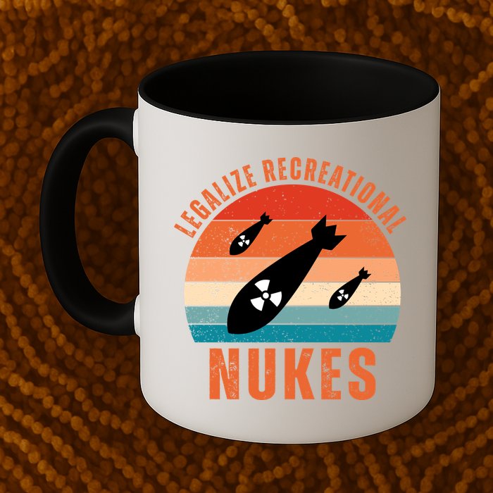 Legalize Recreational Nukes Funny Retro Mug