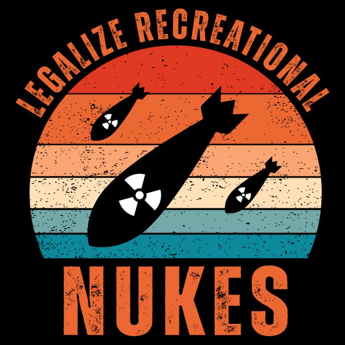 Legalize Recreational Nukes Funny Retro Mug
