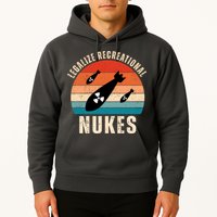 Legalize Recreational Nukes Funny Retro Hoodie