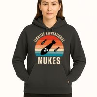 Legalize Recreational Nukes Funny Retro Hoodie