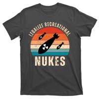 Legalize Recreational Nukes Funny Retro T-Shirt