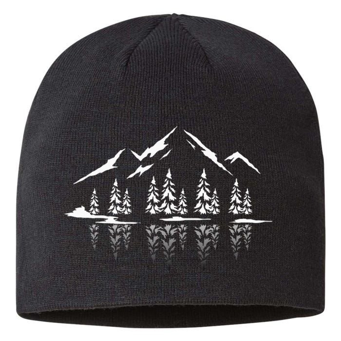 Landscape Reflection Nature Trees Forest Outdoor Mountain Sustainable Beanie