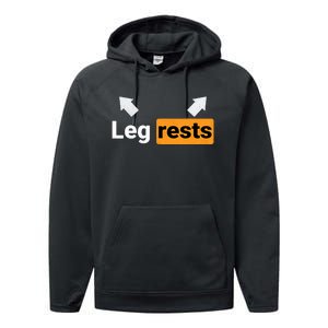 Leg Rests Naughty Dad Jokes Funny Adult Humour Father's Day Performance Fleece Hoodie