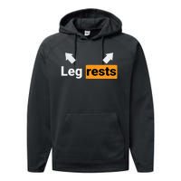 Leg Rests Naughty Dad Jokes Funny Adult Humour Father's Day Performance Fleece Hoodie