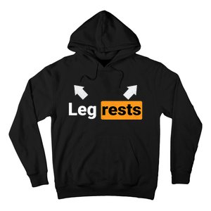 Leg Rests Naughty Dad Jokes Funny Adult Humour Father's Day Hoodie