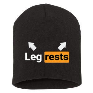 Leg Rests Naughty Dad Jokes Funny Adult Humour Father's Day Short Acrylic Beanie