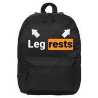 Leg Rests Naughty Dad Jokes Funny Adult Humor Dirty Dad Joke 16 in Basic Backpack