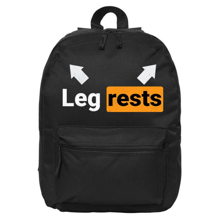 Leg Rests Naughty Dad Jokes Funny Adult Humor Dirty Dad Joke 16 in Basic Backpack