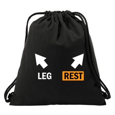 Leg Rests Naughty Dad Jokes Funny Adult Humor Dirty Dad Joke Drawstring Bag