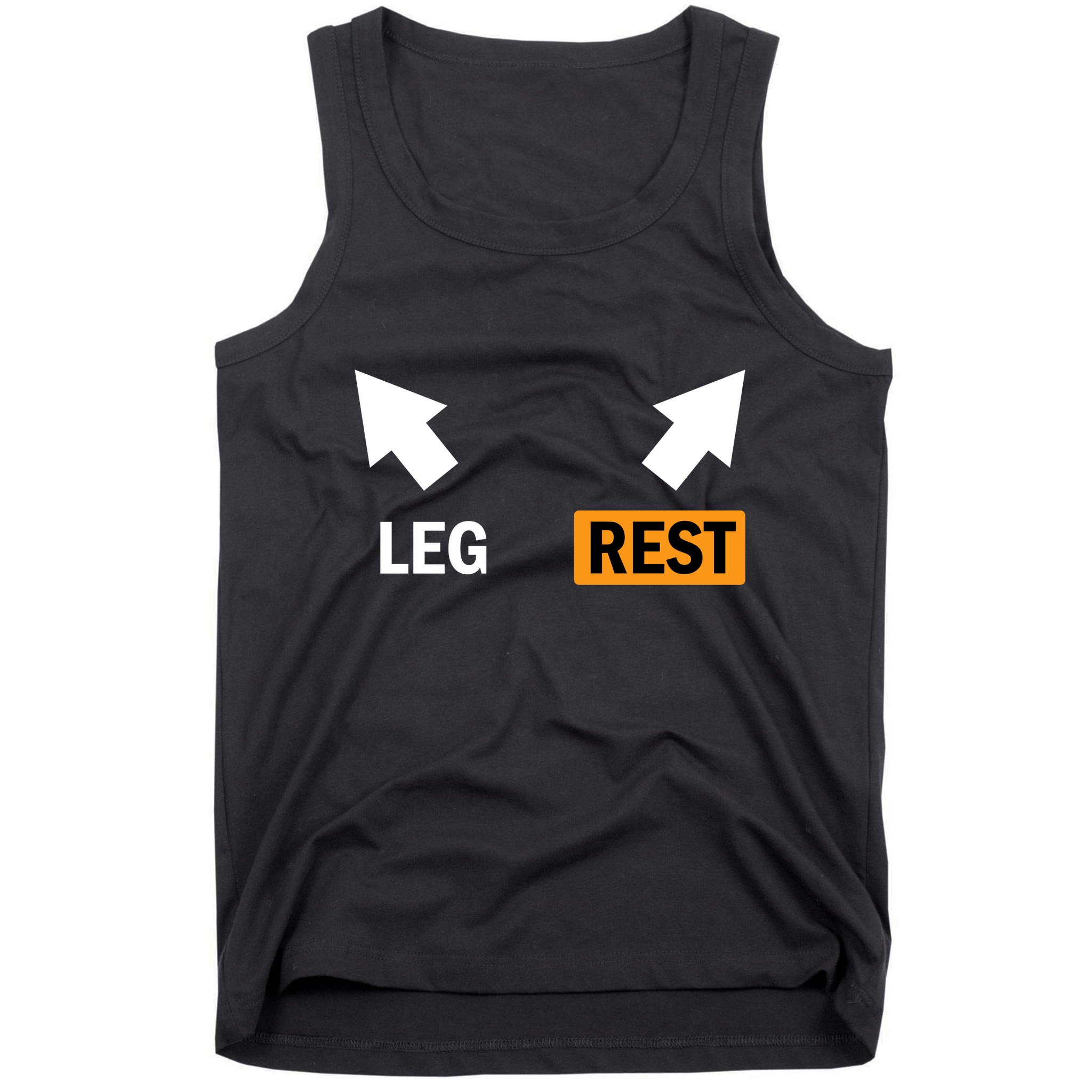 Leg Rests Naughty Dad Jokes Funny Adult Humor Dirty Dad Joke Tank Top