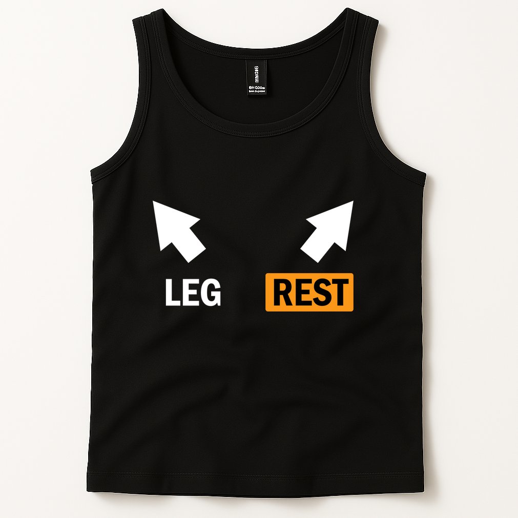 Leg Rests Naughty Dad Jokes Funny Adult Humor Dirty Dad Joke Tank Top