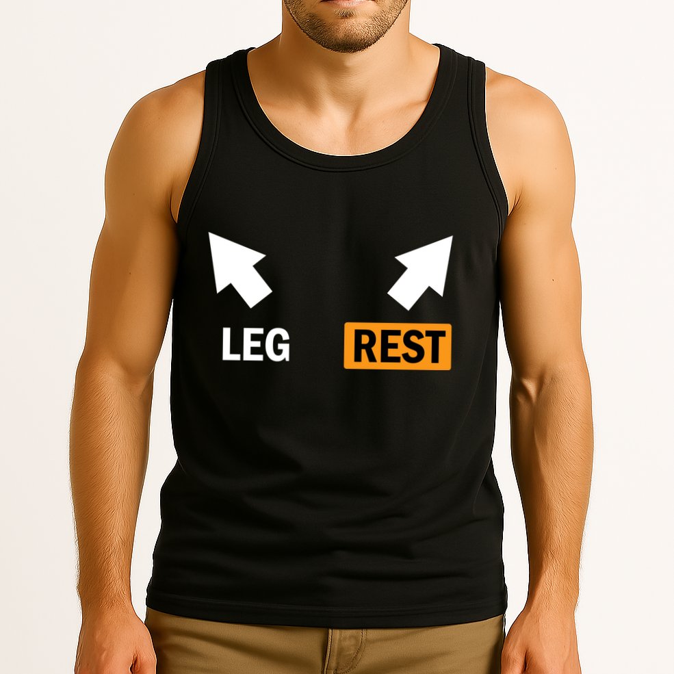 Leg Rests Naughty Dad Jokes Funny Adult Humor Dirty Dad Joke Tank Top