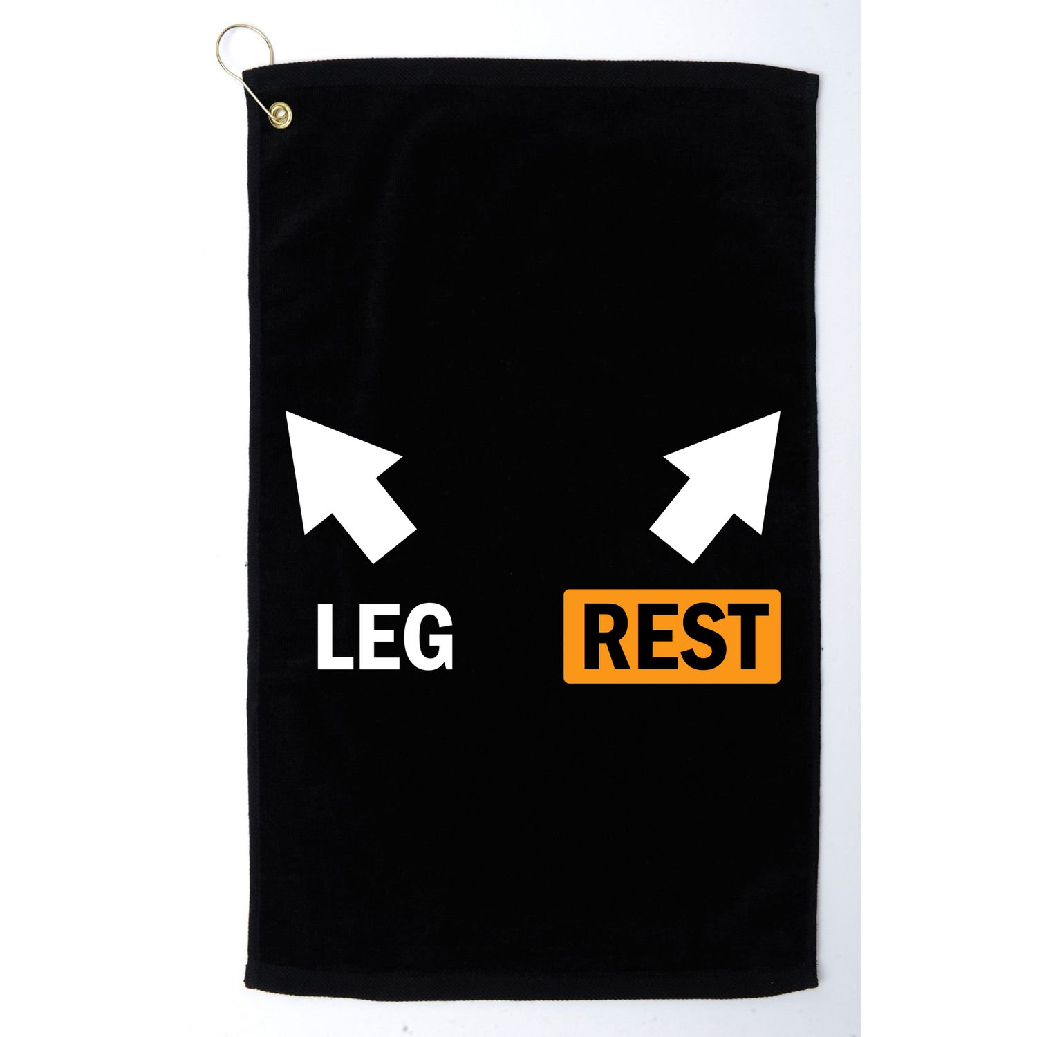 Leg Rests Naughty Dad Jokes Funny Adult Humor Dirty Dad Joke Golf Towel