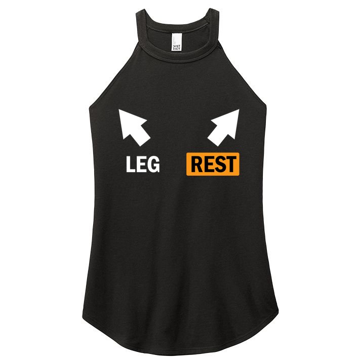 Leg Rests Naughty Dad Jokes Funny Adult Humor Dirty Dad Joke Women's Perfect Tri Rocker Tank