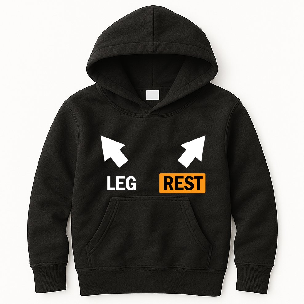 Leg Rests Naughty Dad Jokes Funny Adult Humor Dirty Dad Joke Kids Hoodie