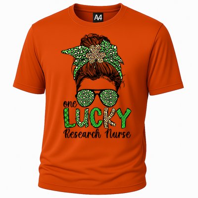 Lucky Research Nurse St Patricks Day Research Nursing Great Gift Cooling Performance Crew T-Shirt