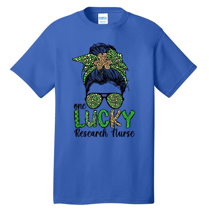 Lucky Research Nurse St Patricks Day Research Nursing Great Gift Tall T-Shirt