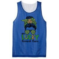 Lucky Research Nurse St Patricks Day Research Nursing Great Gift Mesh Reversible Basketball Jersey Tank