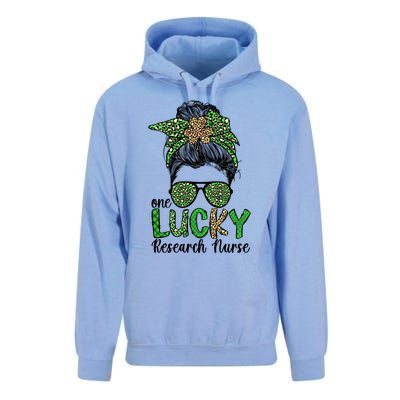 Lucky Research Nurse St Patricks Day Research Nursing Great Gift Unisex Surf Hoodie