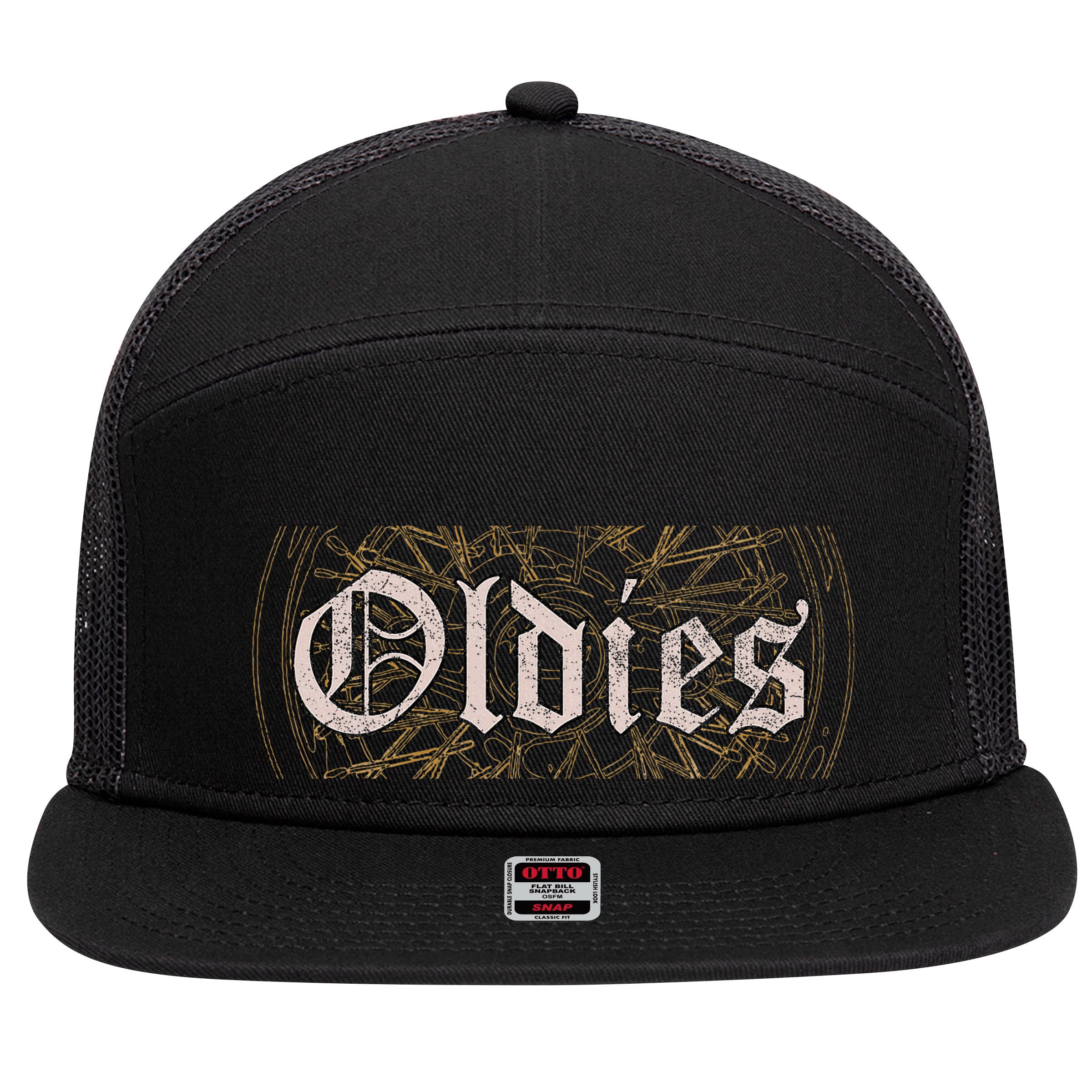 Lowrider Rim Oldies 7 Panel Mesh Trucker Snapback Hat