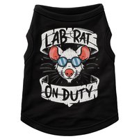 Lab Rat On Duty. Hilarious Lab Technician Science Enthusiast Doggie Tank