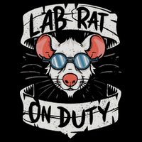 Lab Rat On Duty. Hilarious Lab Technician Science Enthusiast Daily Commute Backpack