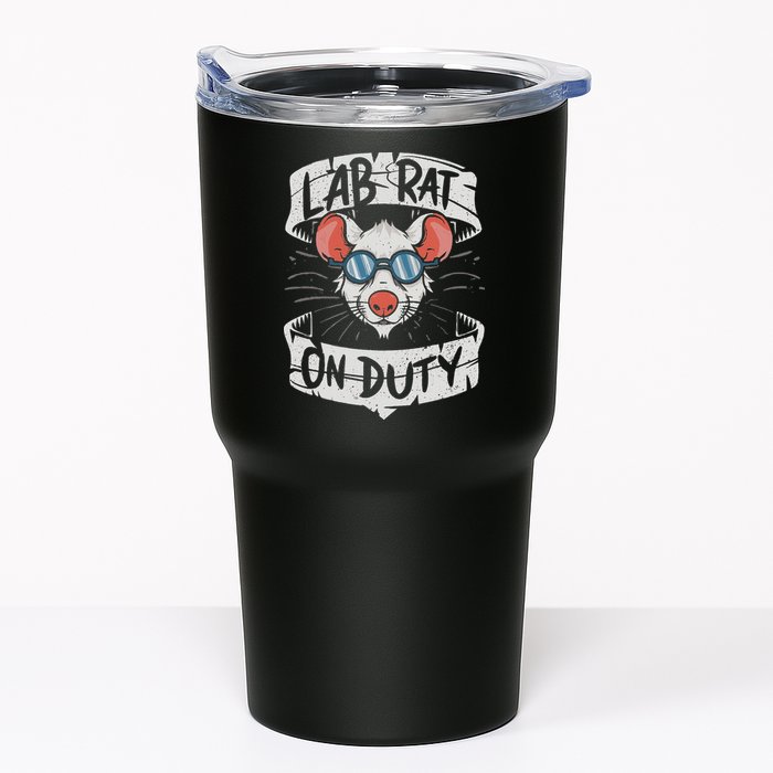 Lab Rat On Duty. Hilarious Lab Technician Science Enthusiast Tumbler