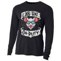 Lab Rat On Duty. Hilarious Lab Technician Science Enthusiast Cooling Performance Long Sleeve Crew