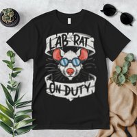 Lab Rat On Duty. Hilarious Lab Technician Science Enthusiast Premium T-Shirt