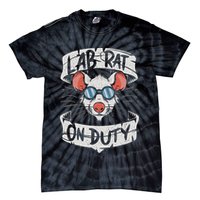 Lab Rat On Duty. Hilarious Lab Technician Science Enthusiast Tie-Dye T-Shirt