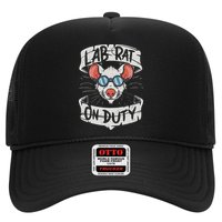 Lab Rat On Duty. Hilarious Lab Technician Science Enthusiast Trucker Hat