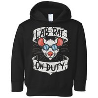 Lab Rat On Duty. Hilarious Lab Technician Science Enthusiast Toddler Hoodie