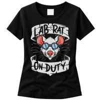 Lab Rat On Duty. Hilarious Lab Technician Science Enthusiast Womens T-Shirt
