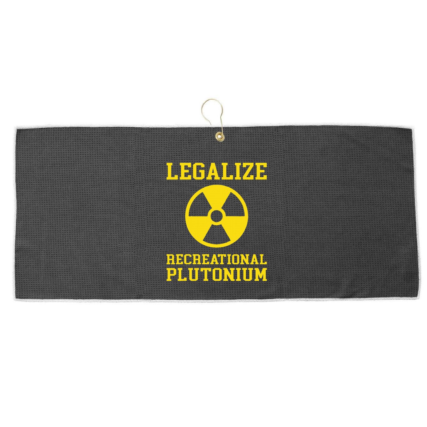 Legalize Recreational Plutonium Large Microfiber Waffle Golf Towel