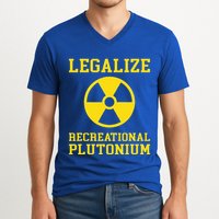 Legalize Recreational Plutonium V-Neck T-Shirt