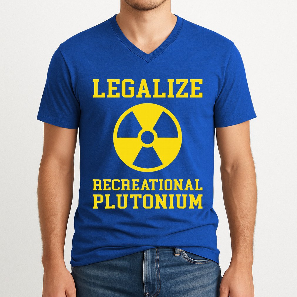 Legalize Recreational Plutonium V-Neck T-Shirt