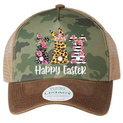 Leopard Rabbit Plaid Floral Easter Bunny Legacy Tie Dye Trucker Hat