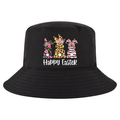 Leopard Rabbit Plaid Floral Easter Bunny Cool Comfort Performance Bucket Hat