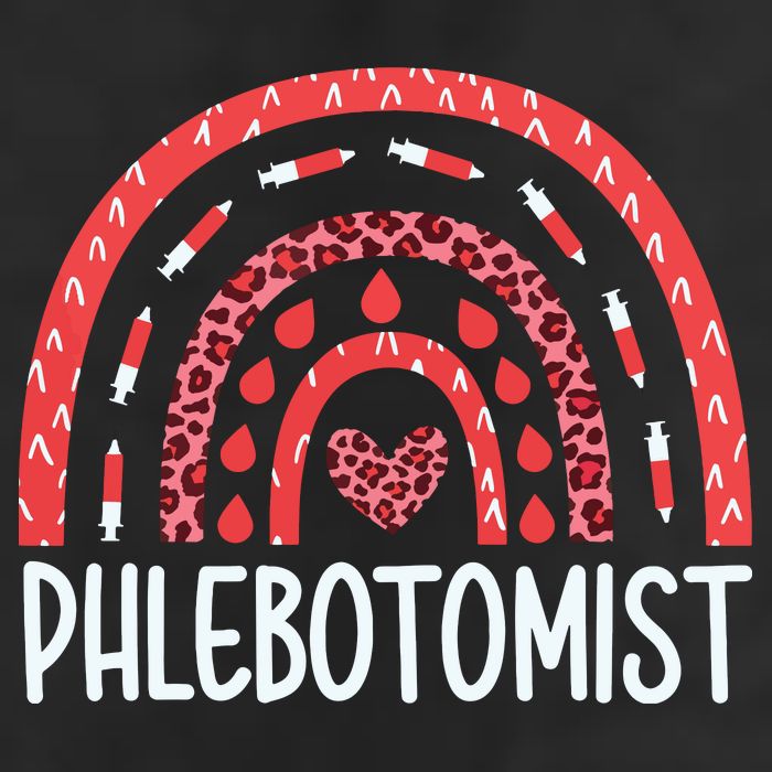 Leopard Rainbow Phlebotomist Phlebotomy Technician Tech RN Tumbler