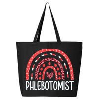 Leopard Rainbow Phlebotomist Phlebotomy Technician Tech RN 25L Jumbo Tote