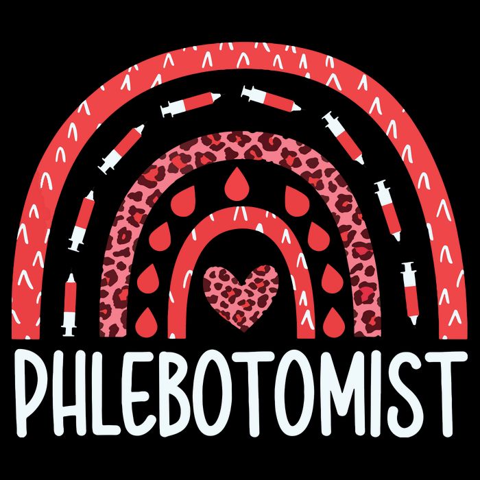 Leopard Rainbow Phlebotomist Phlebotomy Technician Tech RN Toddler T-Shirt