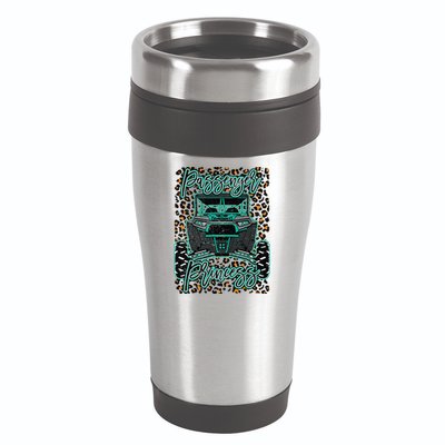 Leopard Rzr Passenger Princess Offroad Mud Up SXS Adventure  16oz Travel Tumbler