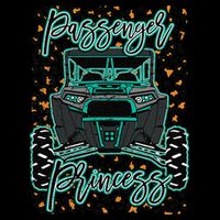 Leopard Rzr Passenger Princess Offroad Mud Up SXS Adventure  16oz Travel Tumbler