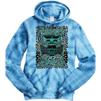 Leopard Rzr Passenger Princess Offroad Mud Up SXS Adventure  Tie Dye Hoodie