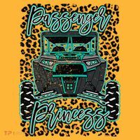 Leopard Rzr Passenger Princess Offroad Mud Up SXS Adventure  Pom Pom 12in Knit Beanie