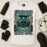 Leopard Rzr Passenger Princess Offroad Mud Up SXS Adventure  Cooling Performance Crew T-Shirt